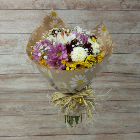 Mini Buquê Arco Íris 